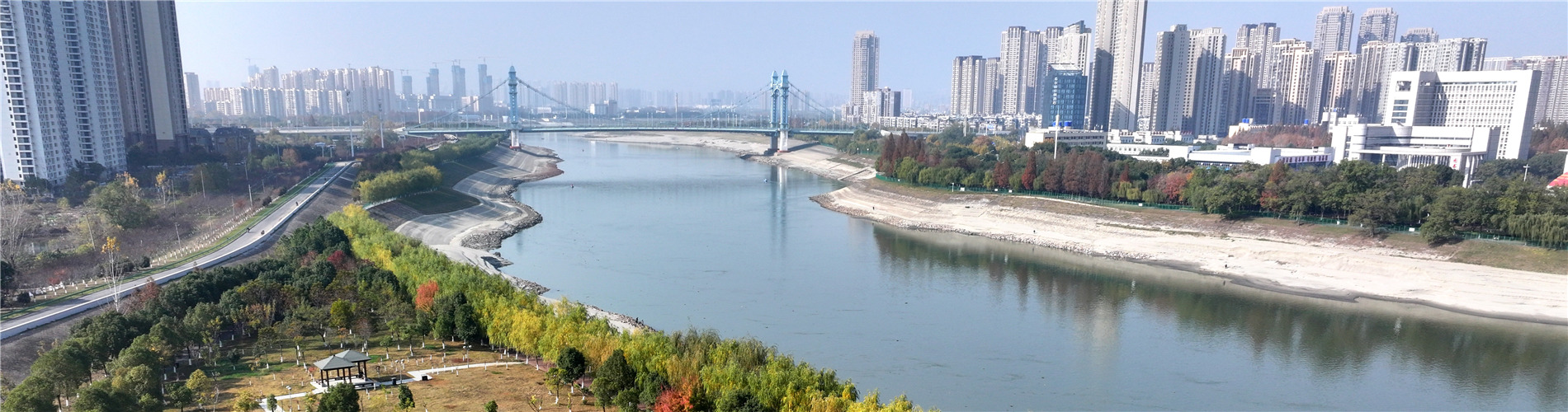 武汉再添一处滨江景观！汉水碧道主体完工，串起长江、汉江岸线