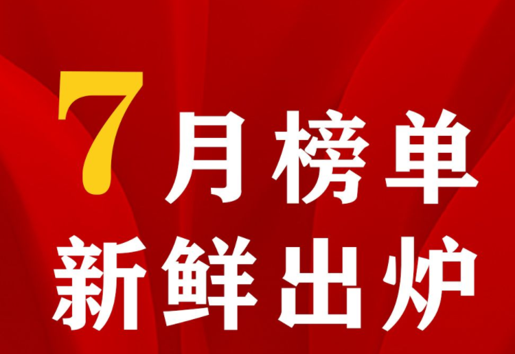 7月网友点赞榜出炉，一起来看！
